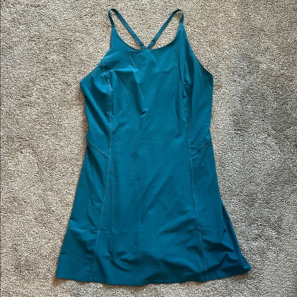 Athleta Teal Dress- small